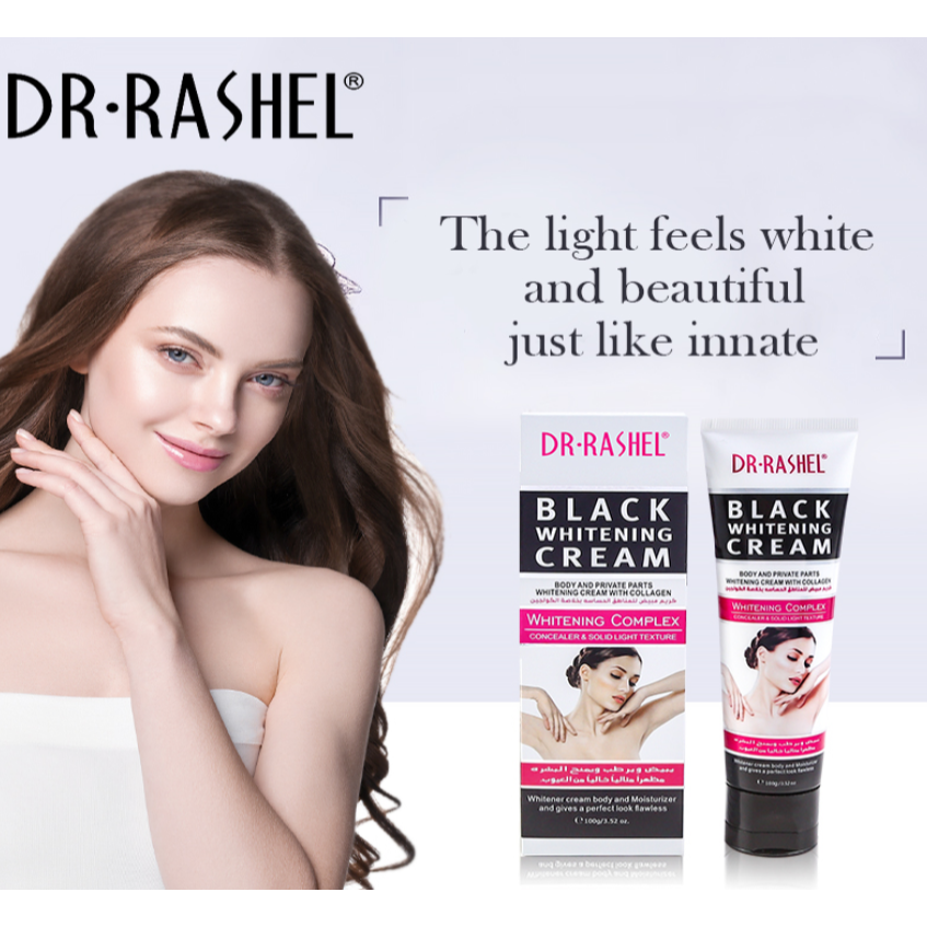 Dr. Rashel Black Whitening With Collagen Cream – Dr Rashel